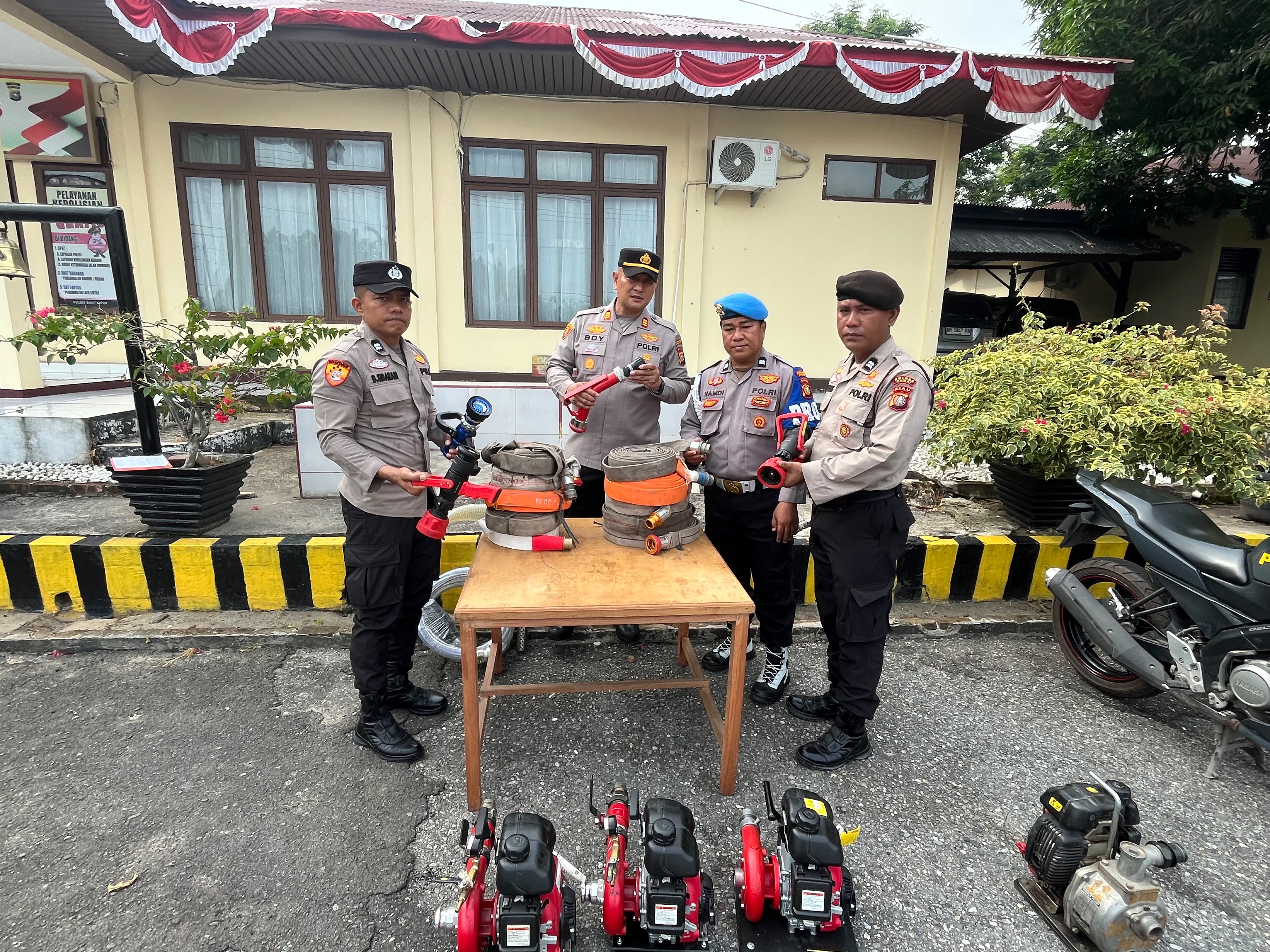 Polsek Bukit Kapur Siaga Penuh