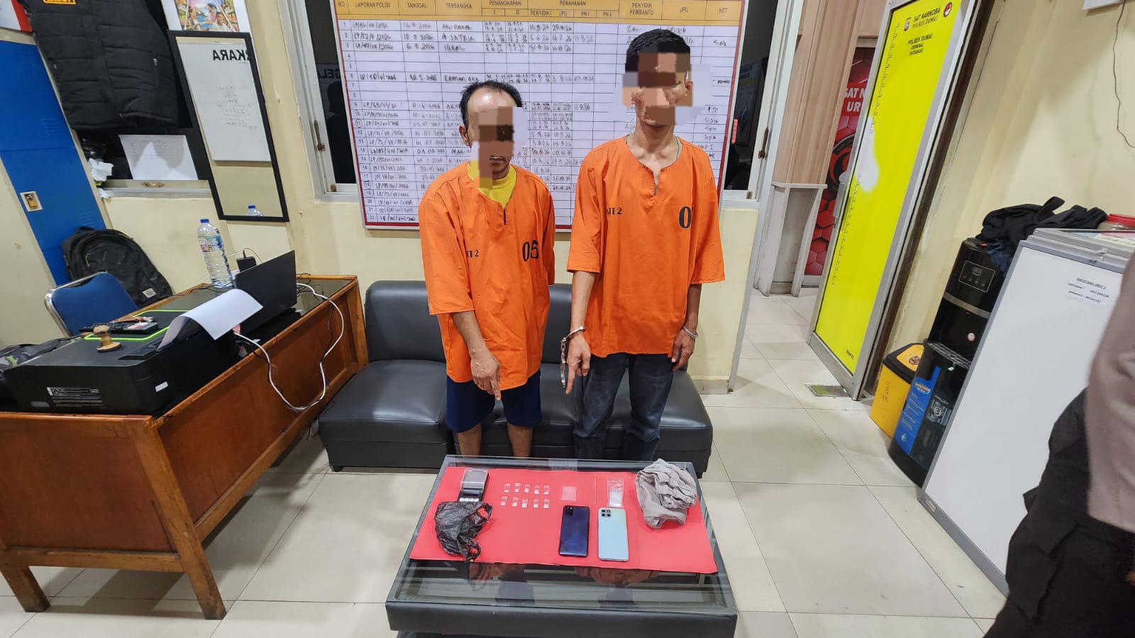 Satresnarkoba Polres Dumai Amankan Dua Pria 10 Paket Diduga Sabu Disita