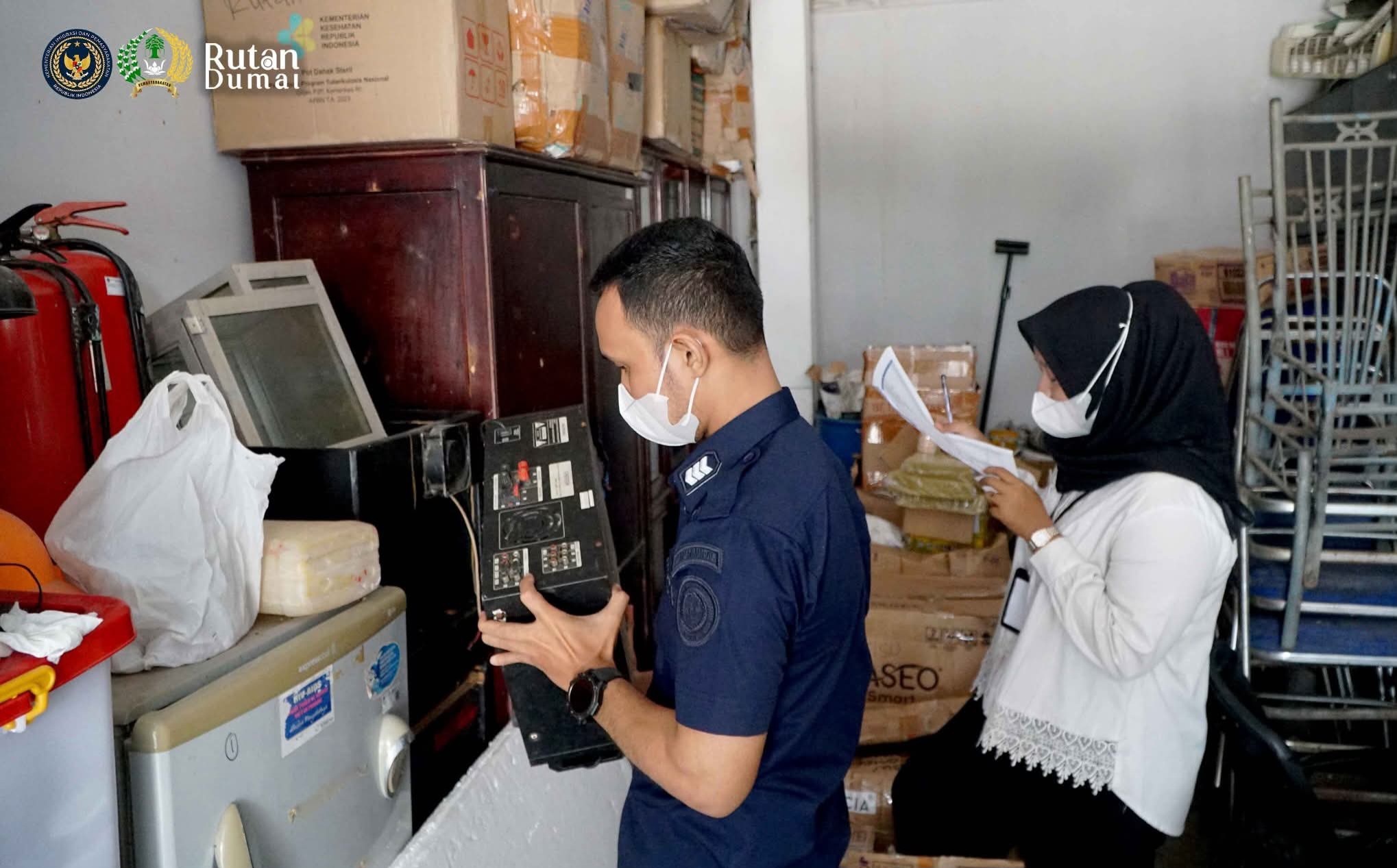 Rutan Dumai Lakukan Inventarisasi BMN dan Pembersihan Gudang
