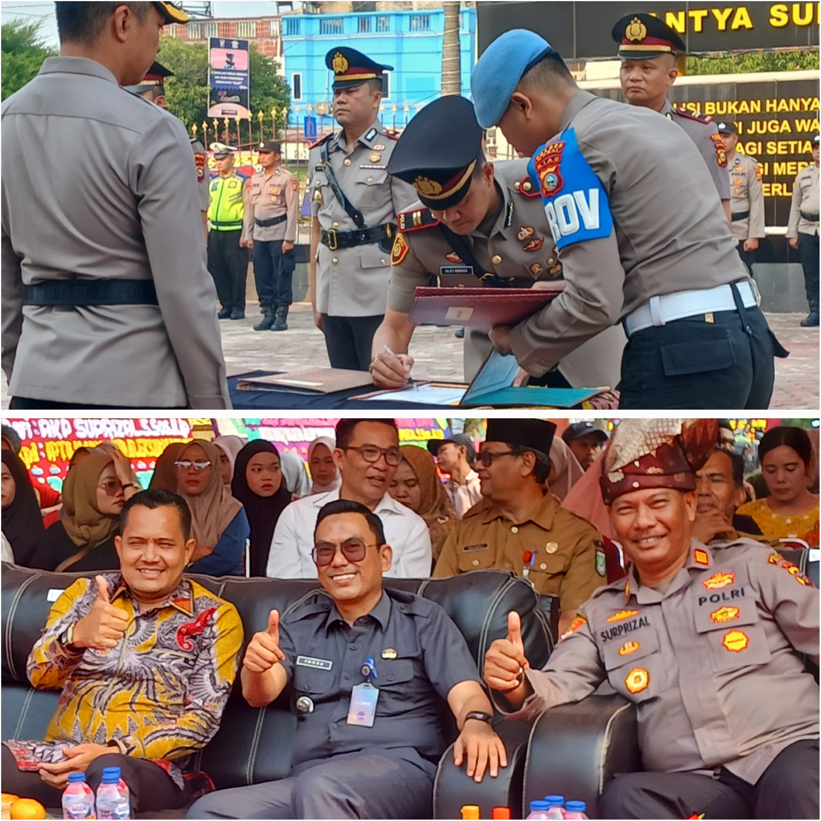 Iptu Haryanto Alex Sinaga Resmi Nahkodai Polsek Medang Kampai 