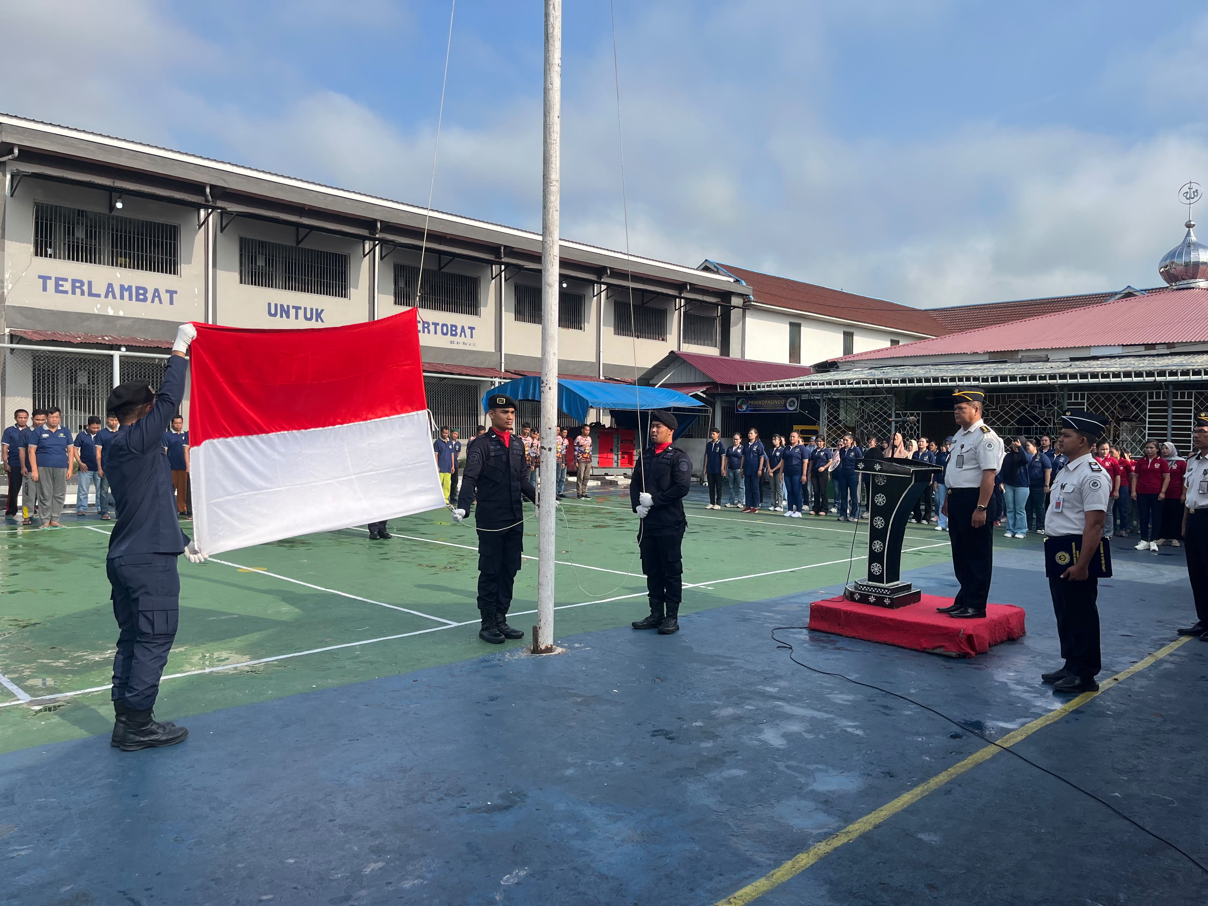Upacara Hari Sumpah Pemuda ke-98: Lapas Bengkalis Teguhkan Persatuan dan Semangat Pengabdian