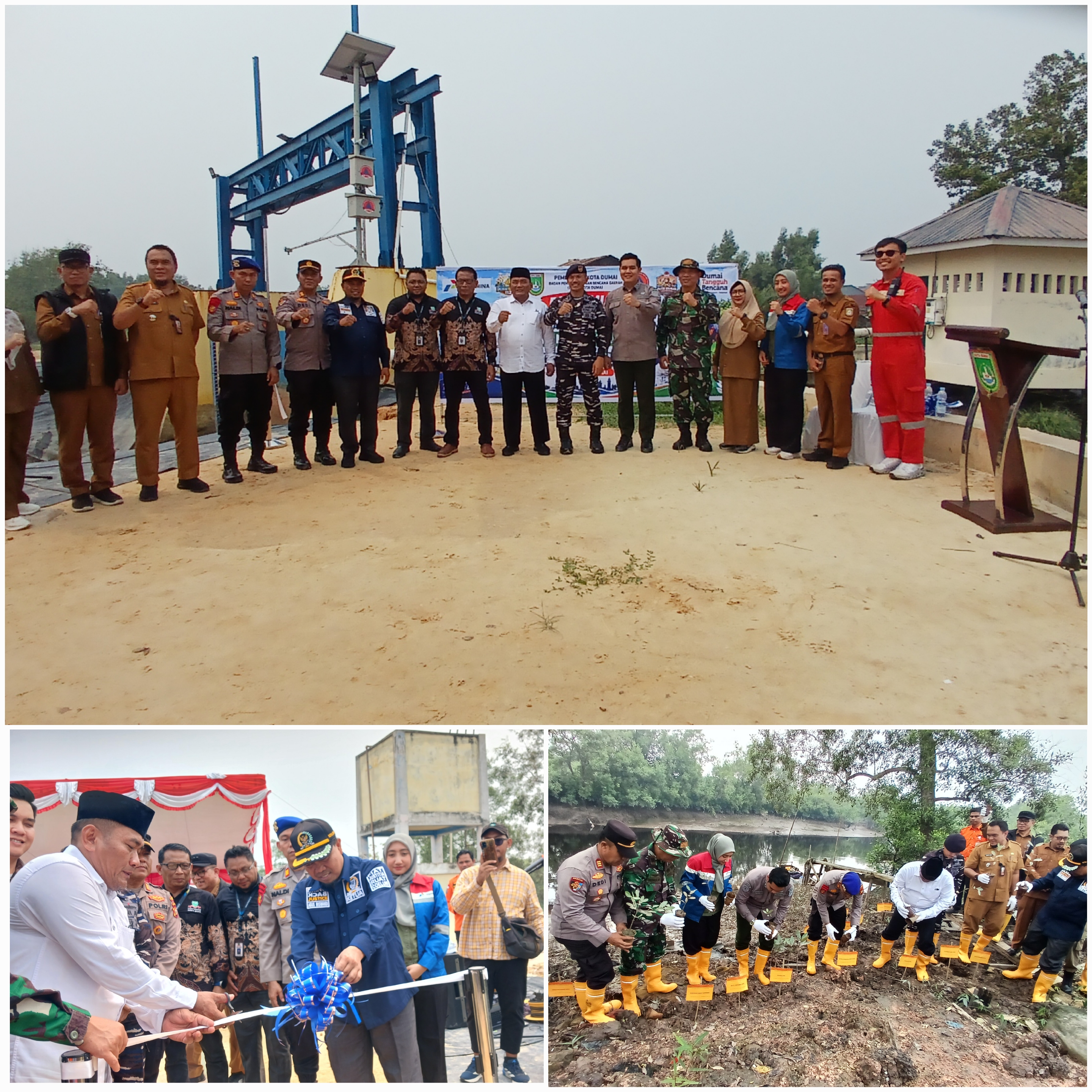 EWS Smart River Node Resmi Diresmikan, Dumai Siaga Banjir