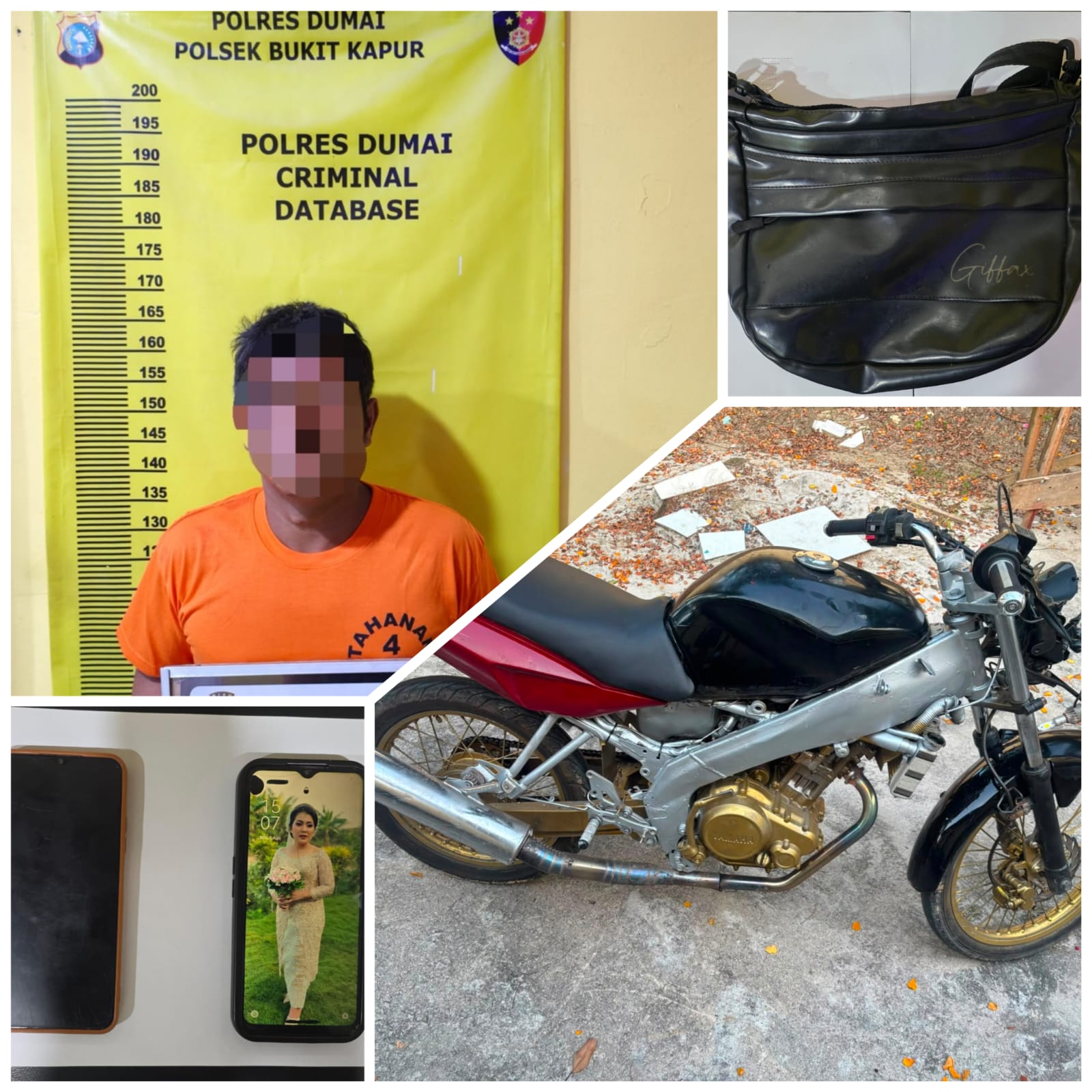 Polsek Bukit Kapur Ungkap Kasus Pencurian dengan Pemberatan