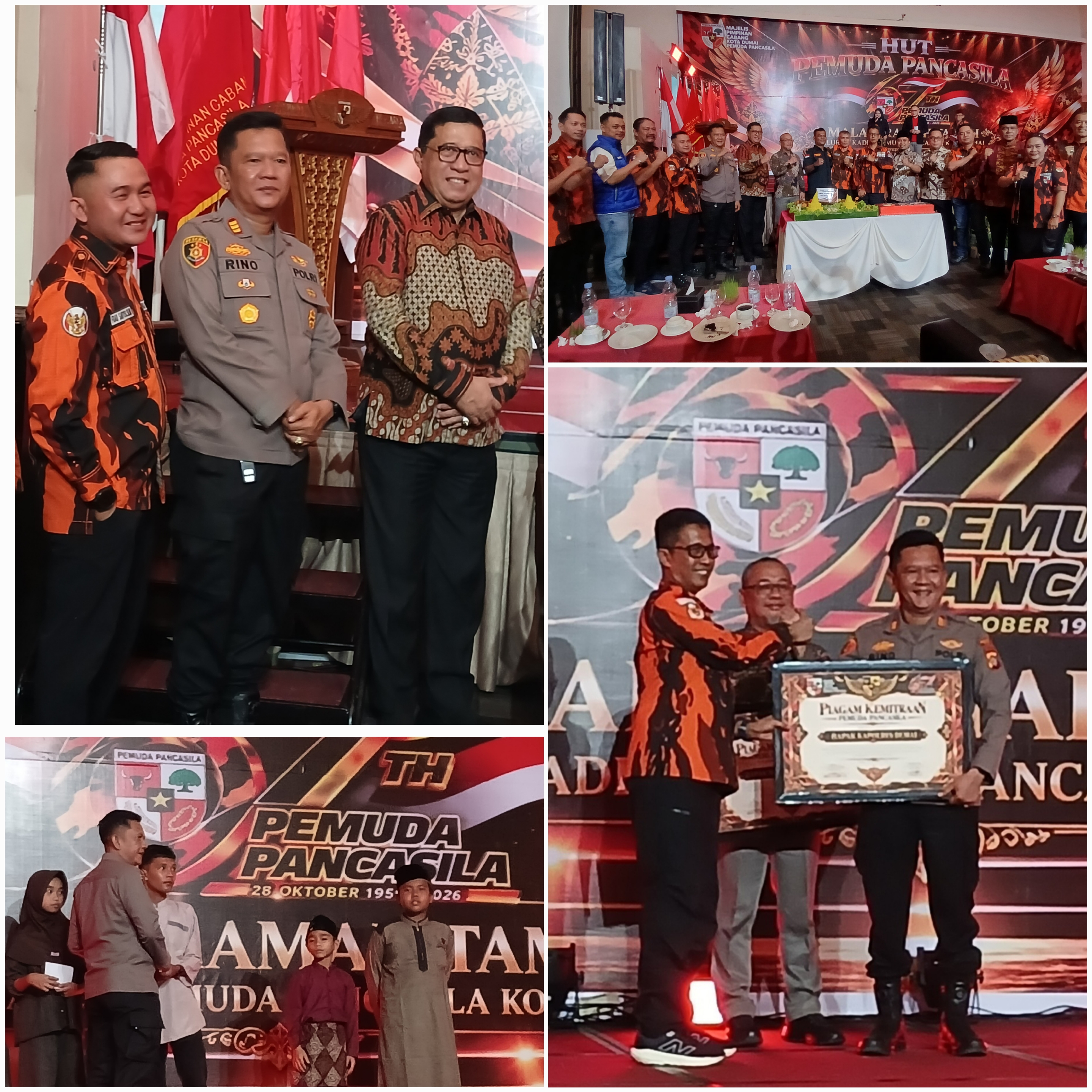 AKP Rhino Handoyo Hadir di Tengah Ratusan Kader Pemuda Pancasila Dumai, 