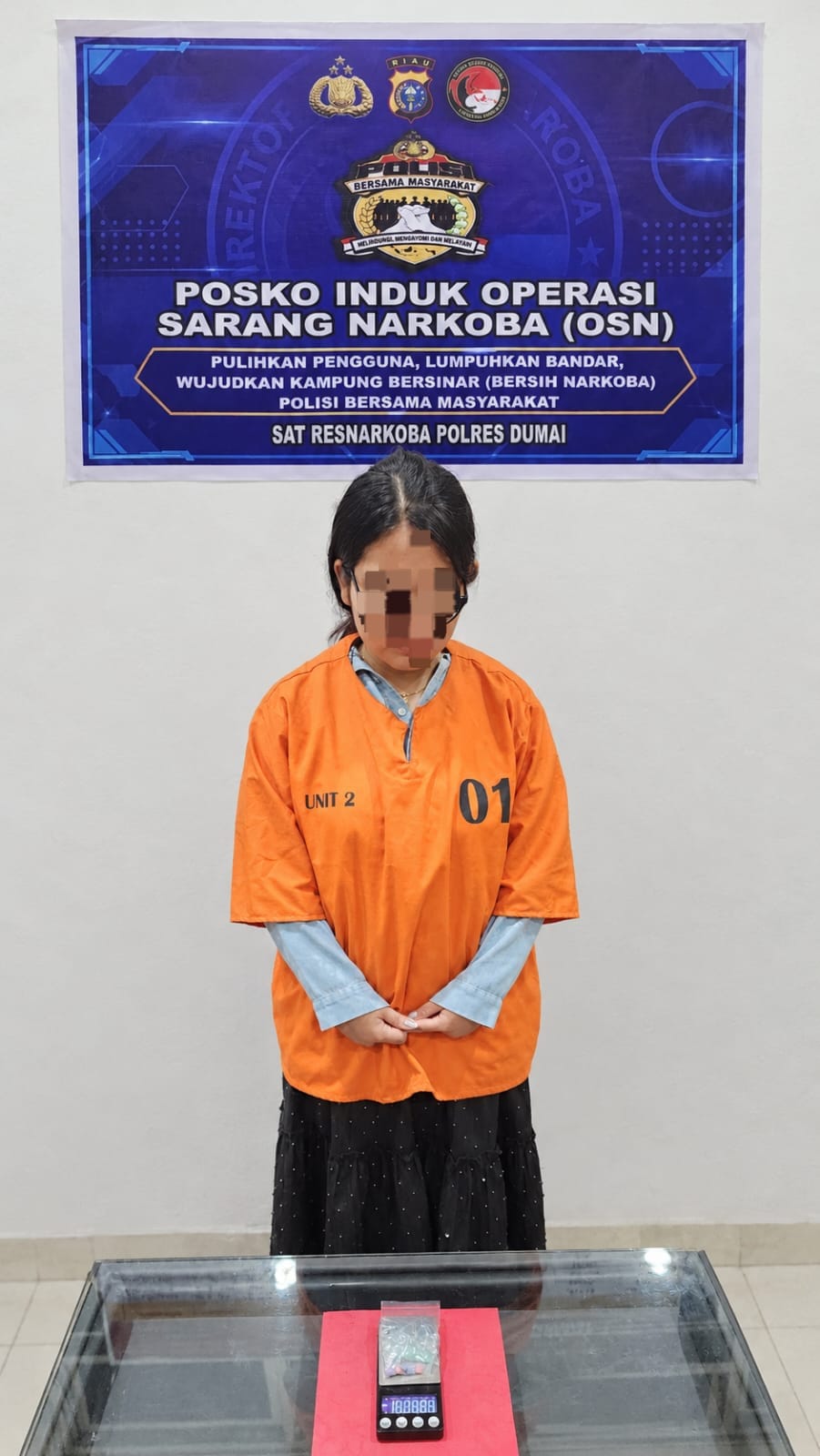 Polres Dumai Ungkap Kasus Dugaan Peredaran Pil Ekstasi, 10 Butir Seberat 4,54 Gram Diamankan