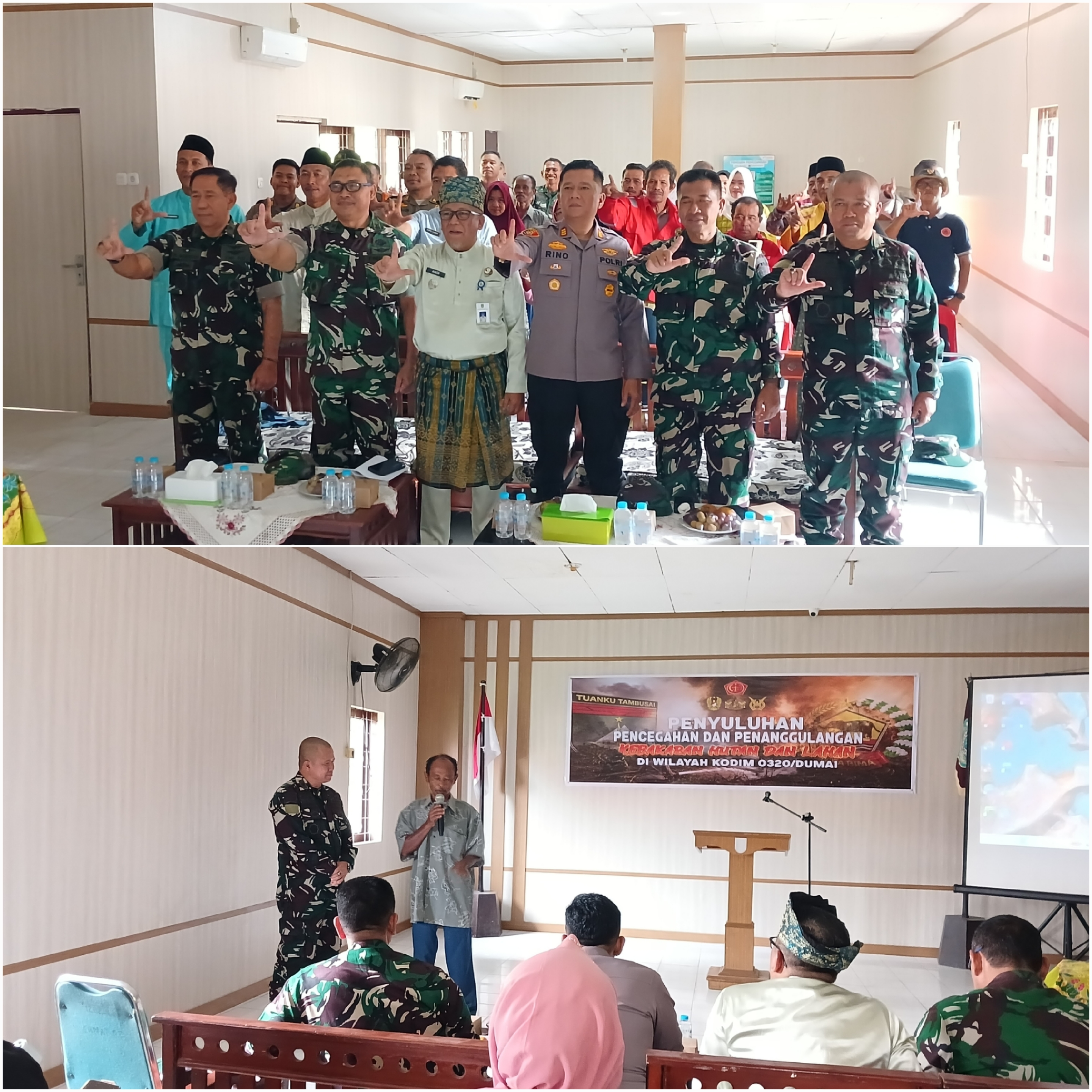 Tim Mabes TNI Perkuat Langkah Cegah Karhutla Dumai