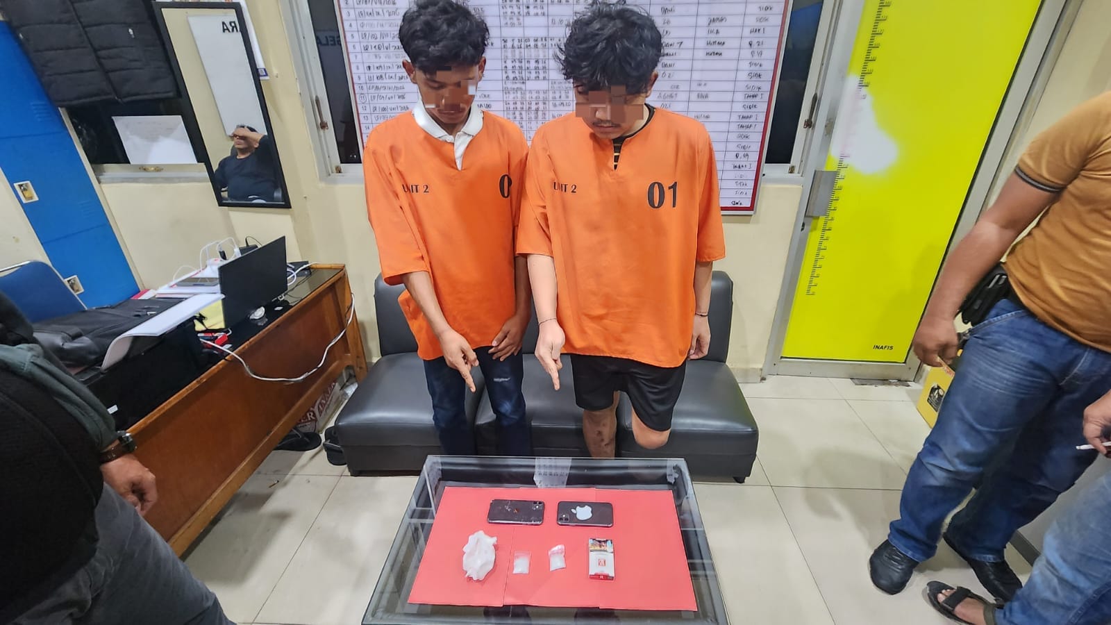 Polres Dumai Ungkap Kasus Sabu Seberat 10,67 Gram di Bukit Kapur, Dua Pria Diamankan