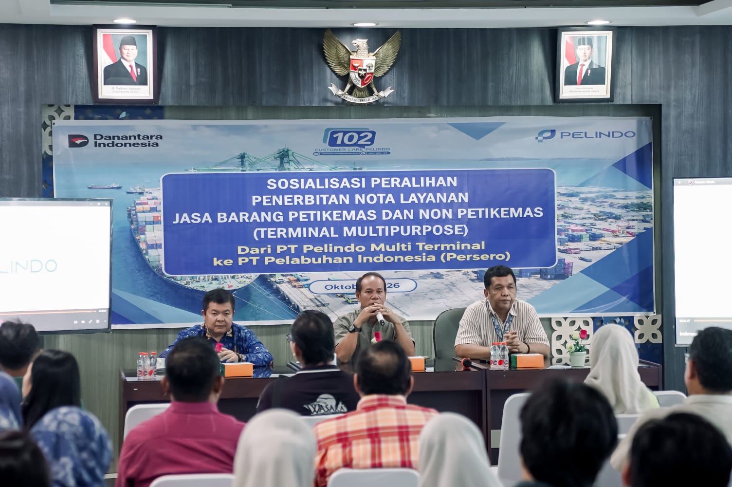Pelindo Dumai Sosialisasikan Peralihan Penerbitan Nota Layanan Barang kepada Pengguna Jasa