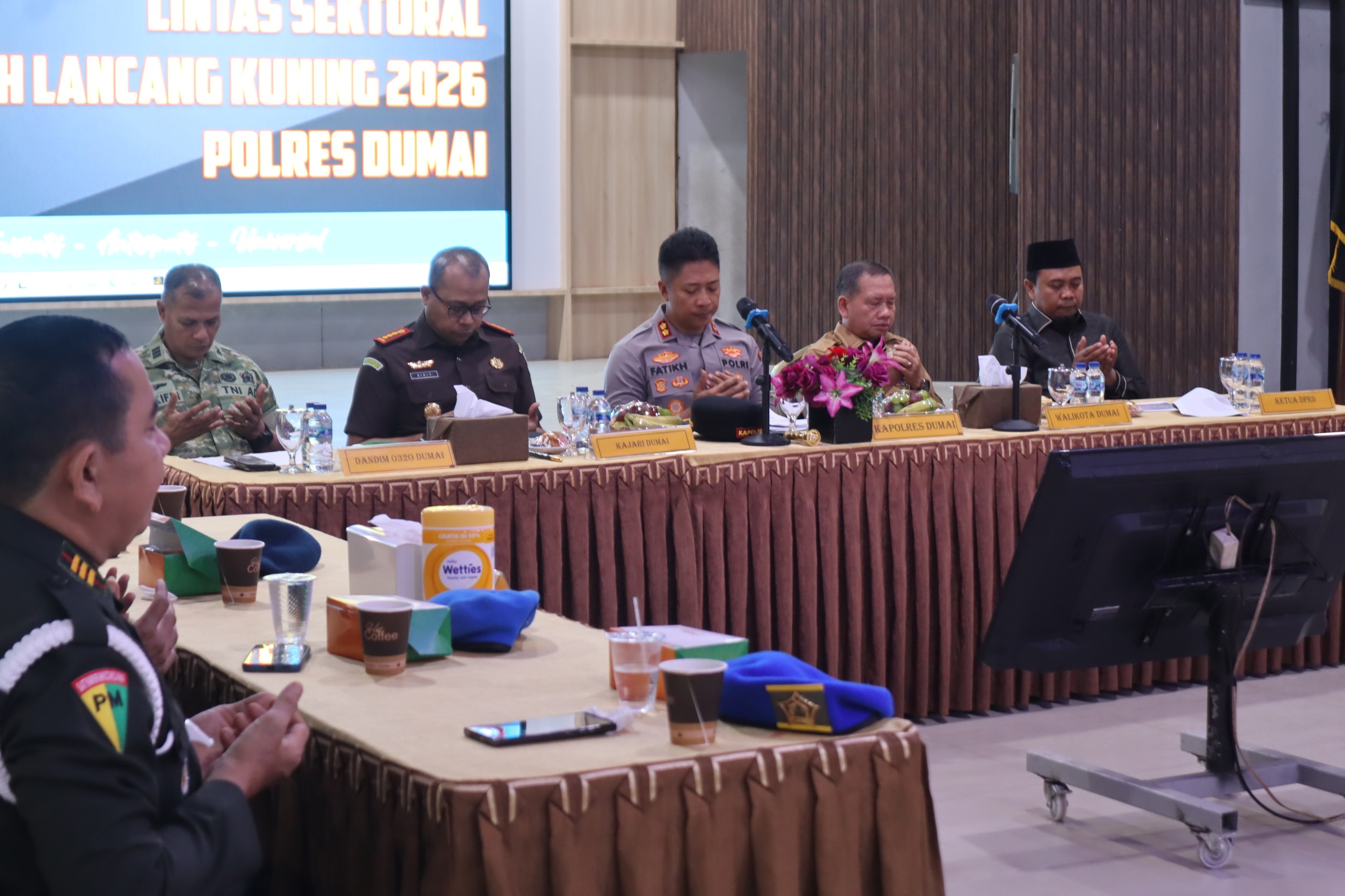 Polres Dumai Gelar Rakor Eksternal Ops Patuh Lancang Kuning 2026, Tingkatkan Kesadaran dan Kepatuhan Berlalu Lintas
