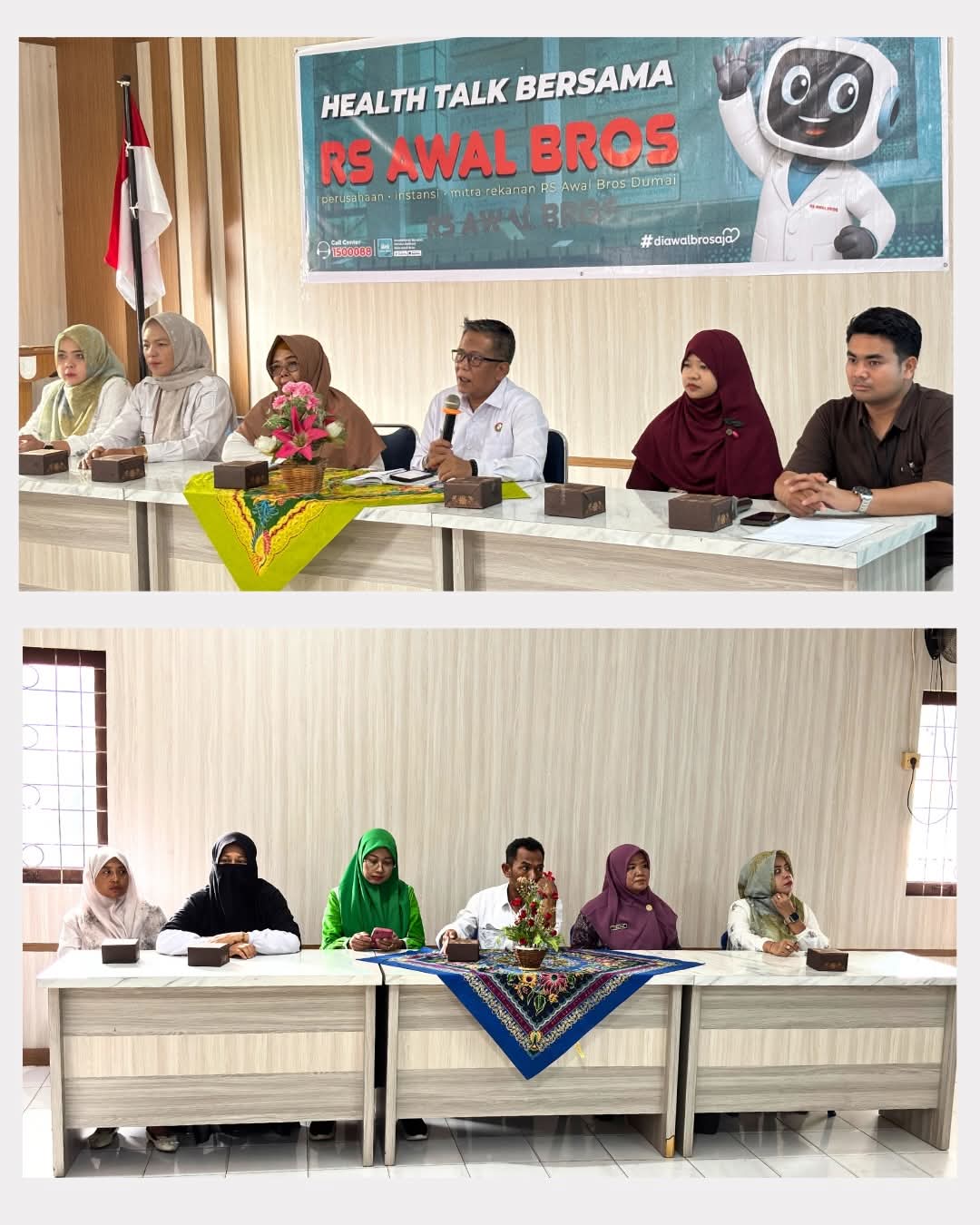 Camat Dumai Timur Dorong Edukasi Gizi Unggul Edukasi Penanganan Stunting dan KEK Bersama RS Awal Bros