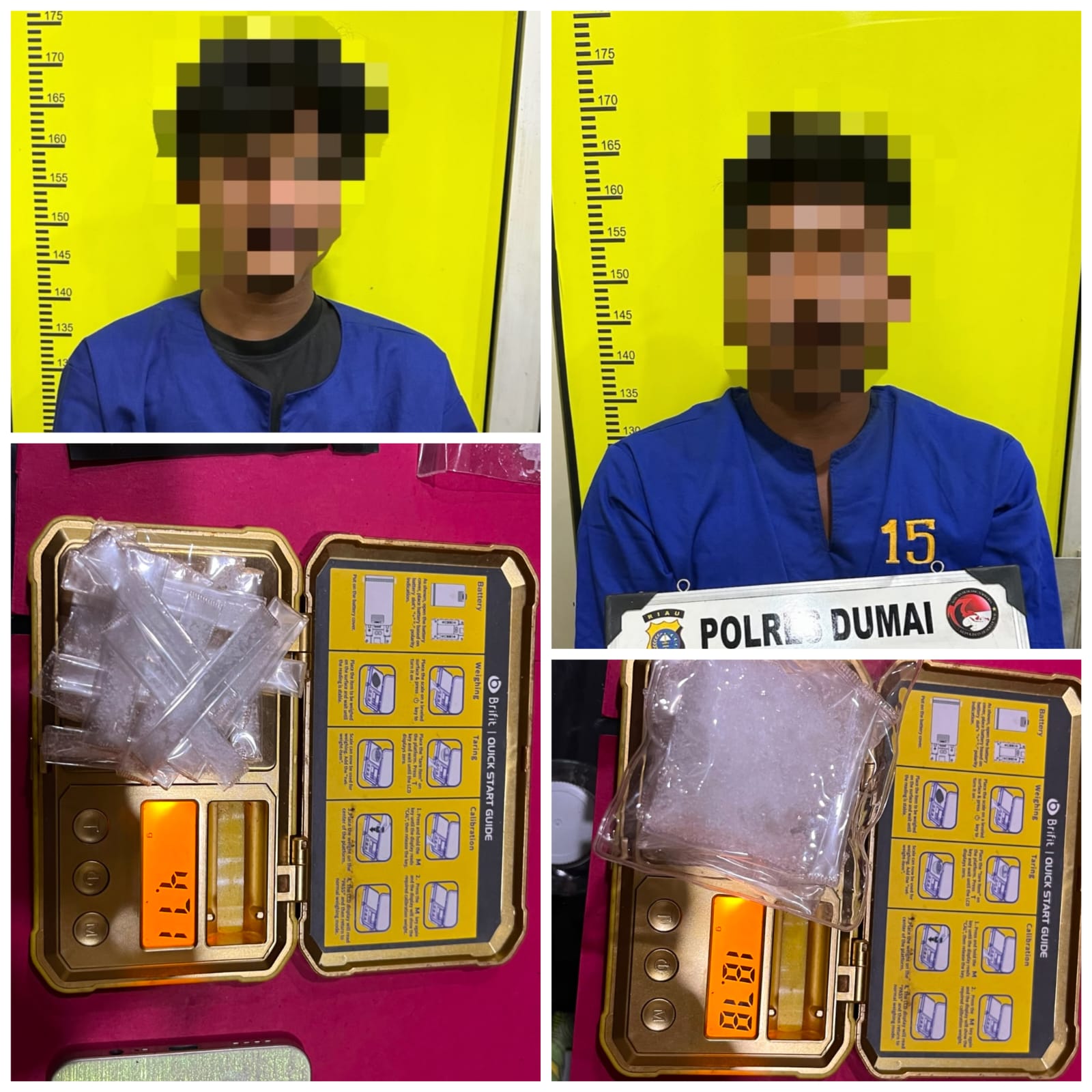 Satres Narkoba Polres Dumai Ungkap Peredaran Shabu dan Etomidate