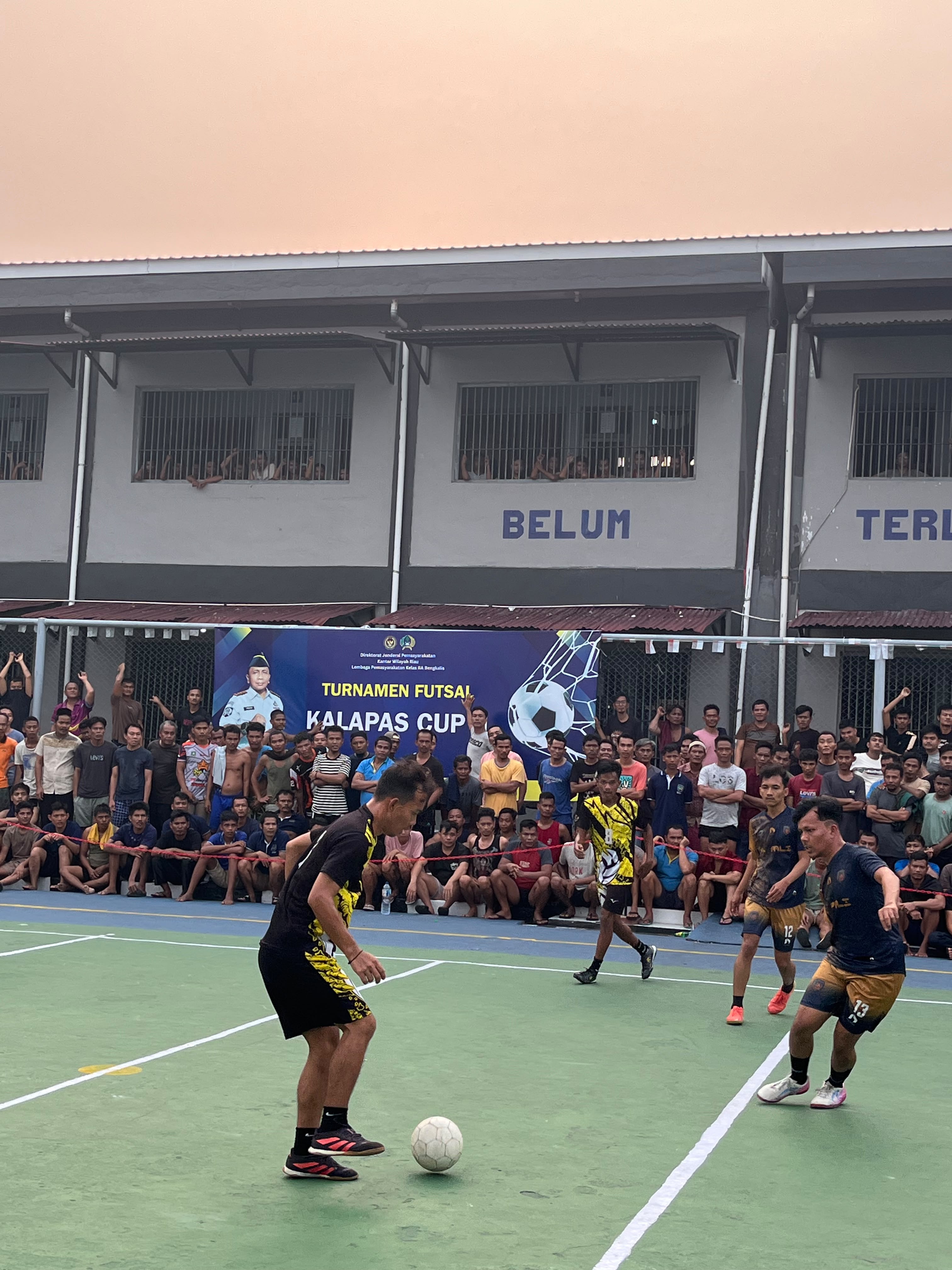 Turnamen Futsal Kalapas Cup Vol II Tim Residivis Blok E Ukir Kemenangan Sebagai Juara