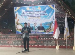 PGI Dumai Resmi Dilantik, Perkuat Kerukunan dan Sinergi Antarumat