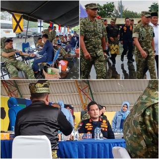 Kepala Bea Cukai Dumai Ruru Firza Hadiri Aksi Sosial HUT ke-81 TNI di Bukit Gelanggang