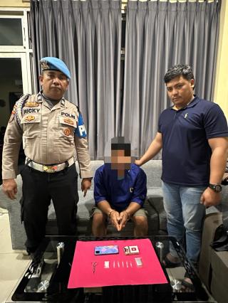 Polres Dumai Ungkap Kasus Narkotika, Enam Paket Sabu Seberat 3,06 Gram Diamankan
