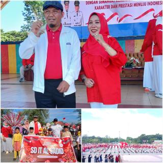 Pawai Budaya SD Dumai Kota Semarakkan HUT RI ke-81