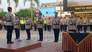 Polres Dumai Gelar Sertijab dan Kenal Pamit Kasat Intelkam serta Dua Kapolsek