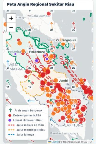 Polda Riau Intensifkan Penanganan Karhutla 313 Hotspot Terdeteksi di Wilayah Riau