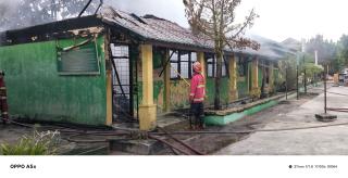 Ruang Multimedia MAN 1 Dumai Terbakar Kerugian Capai Ratusan Juta