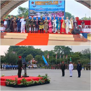 Sinergi Lintas Sektoral, HUT ke-81 TNI di Dumai Berlangsung Khidmat