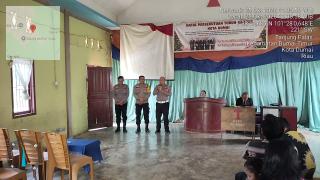 Program Quick Wins Kapolri, IPDA Leo Bersama Personel Polsek Dumai Timur Gelar Minggu Kasih di Gereja GPPS Immanuel