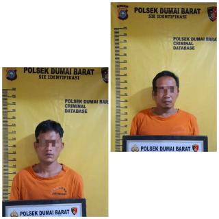 Polsek Dumai Barat Tangkap Dua Tersangka Pencurian Pupuk Hasil Pengembangan Perkara