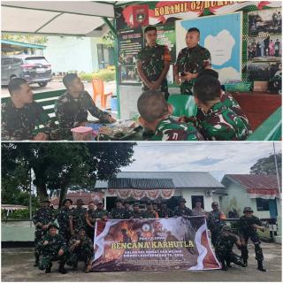 Pasis Dikreg LXVIII Seskoad mengunjungi Koramil 02/Bukit Kapur dan Damkar Kota Dumai