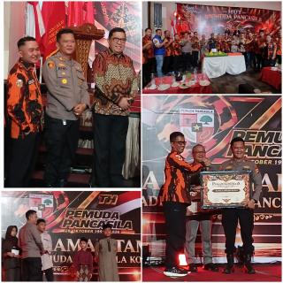 AKP Rhino Handoyo Hadir di Tengah Ratusan Kader Pemuda Pancasila Dumai, 