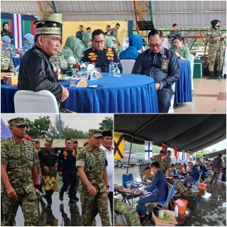 Datuk Zamhur Egap Hadiri Aksi Sosial HUT ke-81 TNI di Dumai