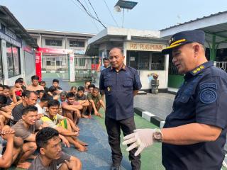 Pengawasan dan Penertiban Berlanjut, Tim II Kanwil Ditjenpas Riau Sambangi Lapas Bengkalis