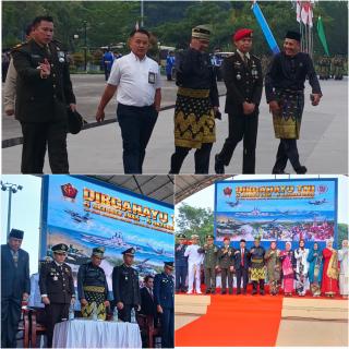 Datuk Seri H. Zamhur Egab Hadiri HUT ke-81 TNI di Dumai, Sinergi TNI-Polri
