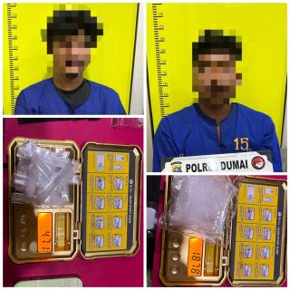 Satres Narkoba Polres Dumai Ungkap Peredaran Shabu dan Etomidate