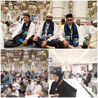 Keberangkatan Perdana PT Uwais Al-Qarni Dumai, Jemaah Umrah Tiba di Madinah 