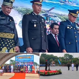 AKP Edwi Sunardi Hadiri HUT ke-81 TNI, Sinergi TNI-Polri di Dumai Makin Solid
